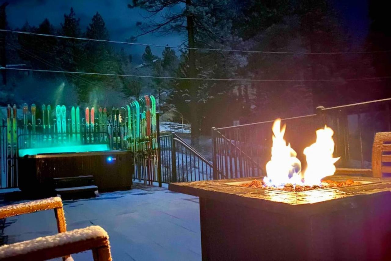 Winter Getaway Spa Fire-Table Close To Slopes 빅 베어 레이크 외부 사진