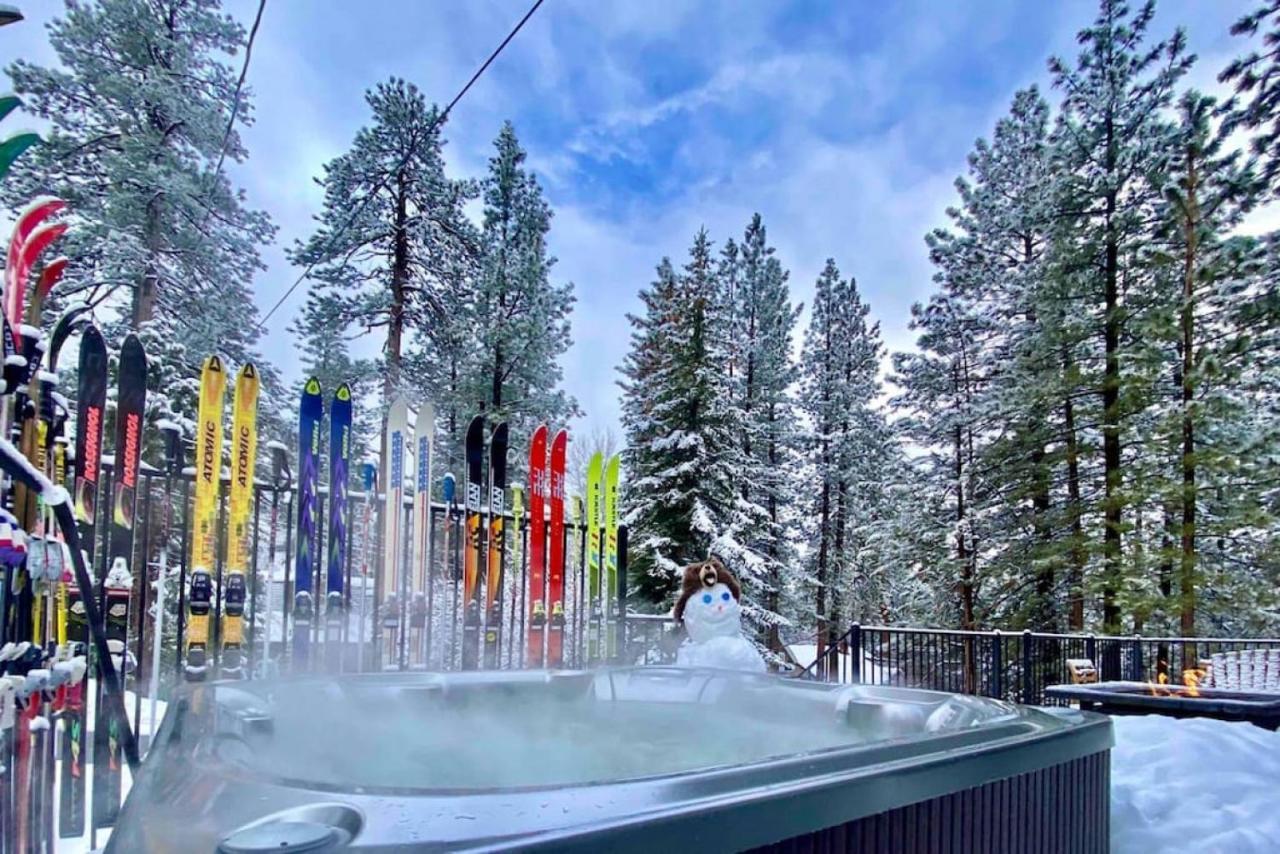 Winter Getaway Spa Fire-Table Close To Slopes 빅 베어 레이크 외부 사진